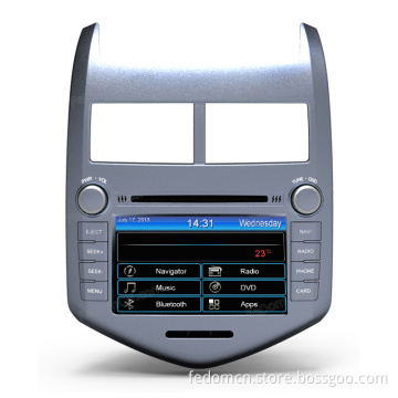 7 Inch TFT LCD Touch Screen Car DVD GPS Navigation System for Chevrolet Aveo with Bluetooth+Radio+iPod+Video